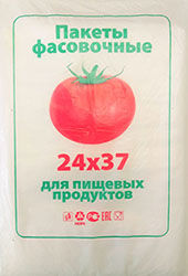 Полиэтиленовый пакет ПНД фасовочный 24х37х10 помидор 400/20 в Казани - купить оптом от производителя ПК Котово Полимер