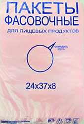 Полиэтиленовый пакет ПНД фасовочный 24х37х8 250/40 в Казани - купить оптом от производителя ПК Котово Полимер